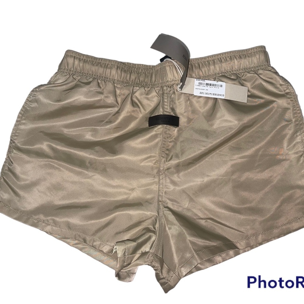 Fear Of God Essentials Tan Nylon Running Short